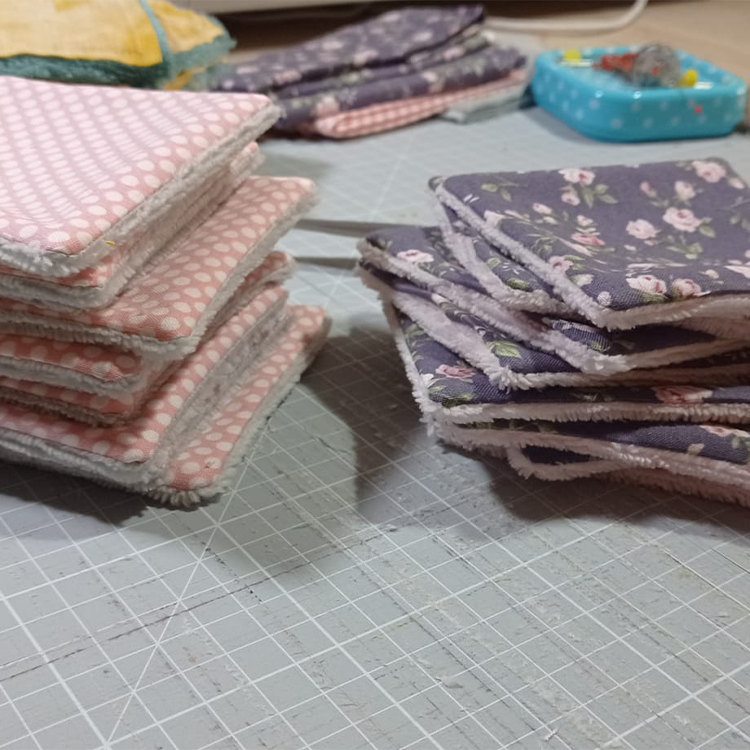 Set di 7 Salviettine per il Viso + Sacchetto Personalizzato