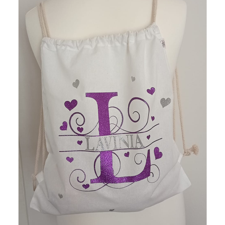 Kindergarten Backpack, Gym Bag to be Personalized with Initial and Name