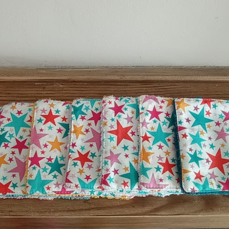 Set di 7 Salviettine per il Viso + Sacchetto Personalizzato