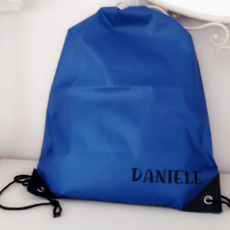 Kindergarten Backpack, Gym Bag to be Personalized with Initial and Name