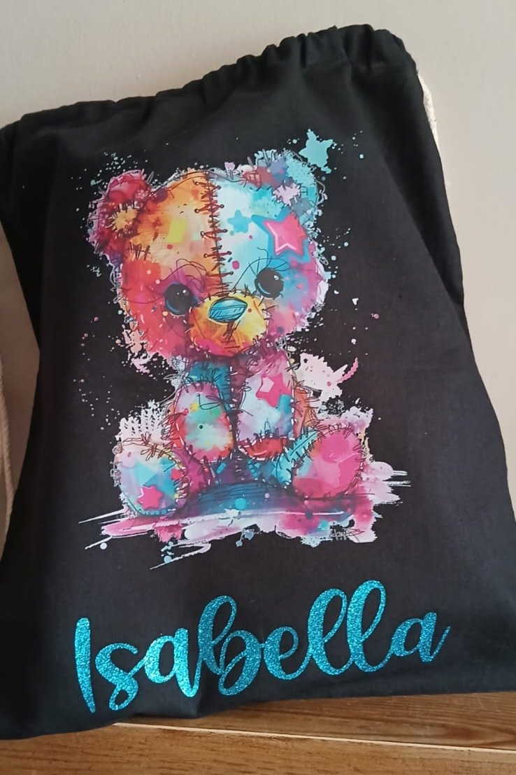 Kindergarten Backpack, Gym Bag to be Personalized with Initial and Name