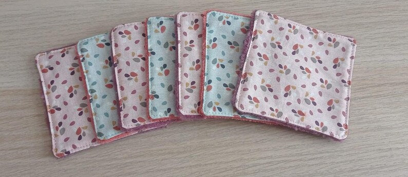 Set di 7 Salviettine per il Viso + Sacchetto Personalizzato