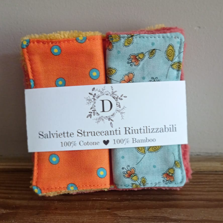 Set di 7 Salviettine per il Viso + Sacchetto Personalizzato