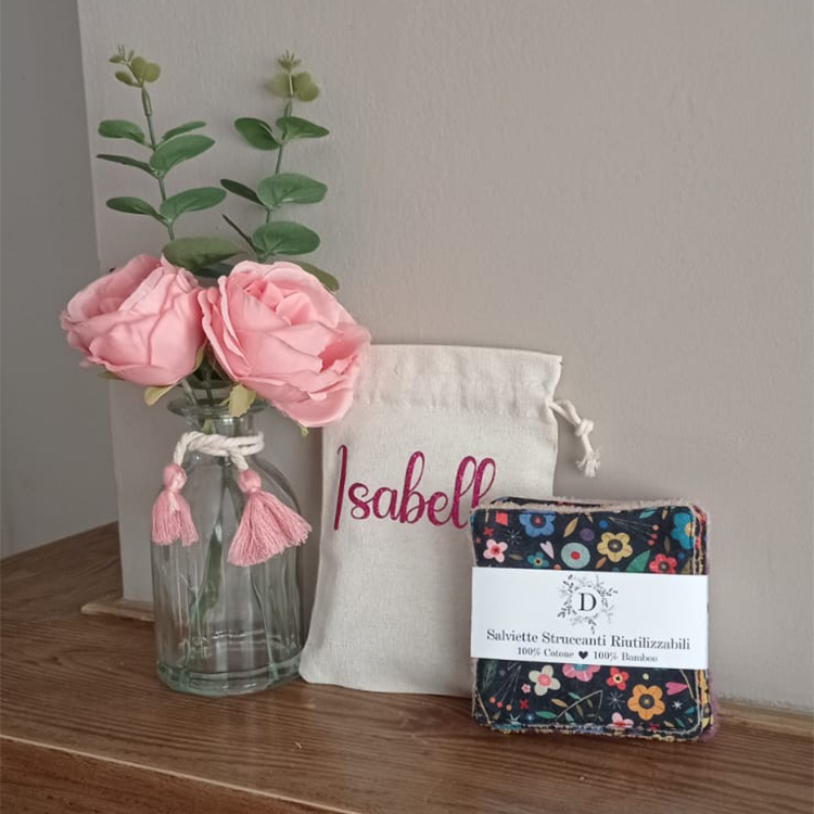 Set of 7 Facial Wipes + Personalized Bag