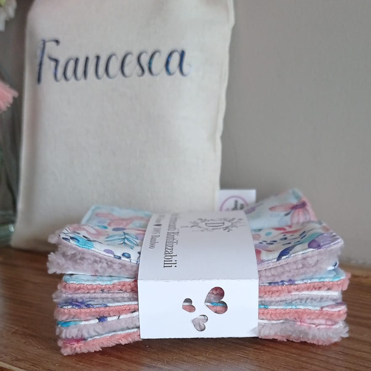 Set of 7 Facial Wipes + Personalized Bag