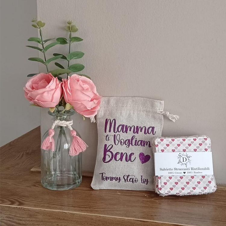 Set of 7 Facial Wipes + Personalized Bag