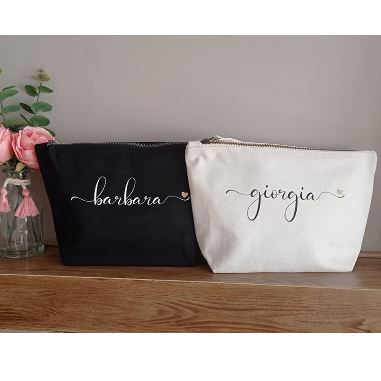 Pochette - Case - Personalized Cotton Canvas Case