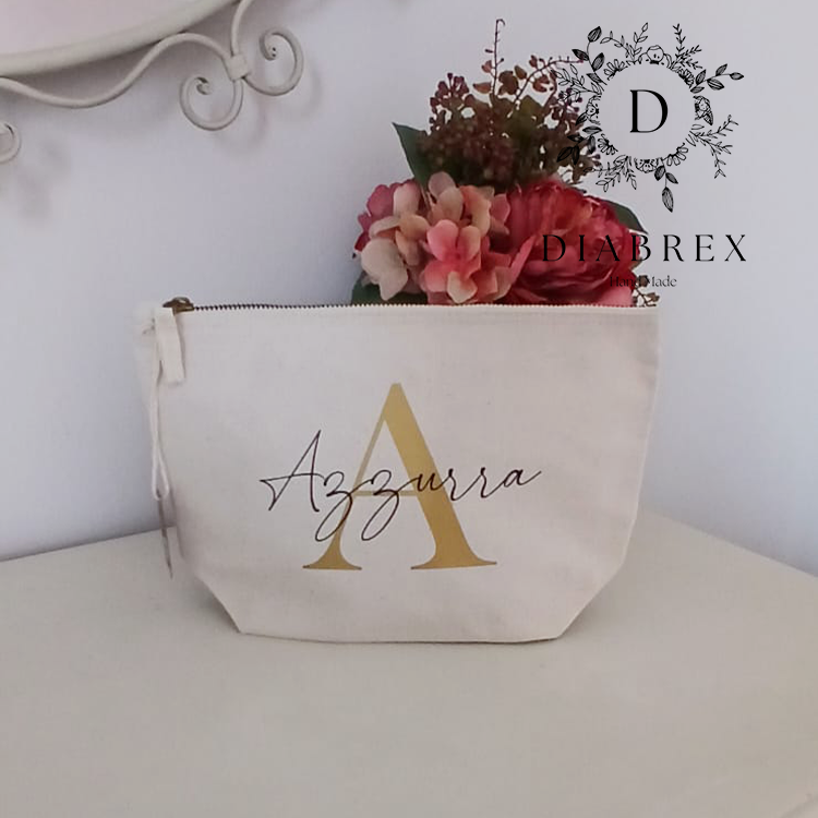 Pochette - Case - Personalized Cotton Canvas Case