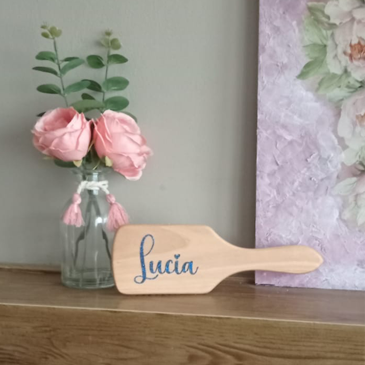 Grande Spazzola in Legno Personalizzata