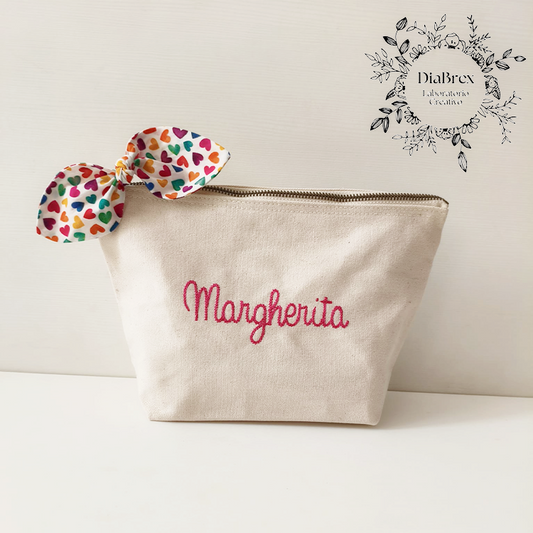 Pochette - Case - Personalized Cotton Canvas Case