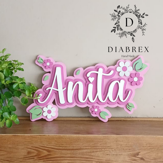 Personalized Decorative Name Hand Painted