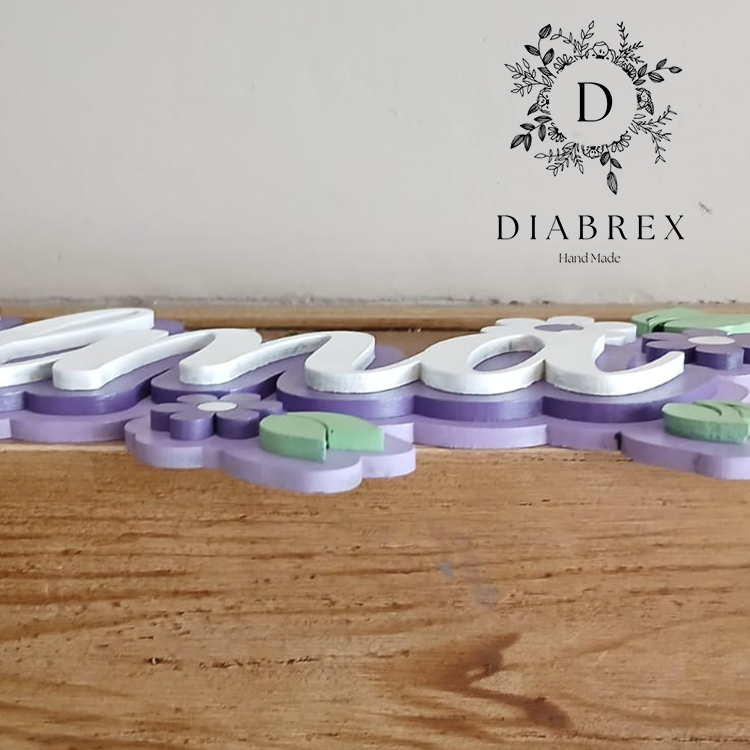 Personalized Decorative Name Hand Painted