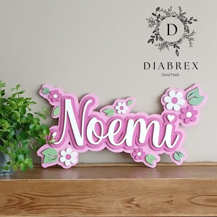 Personalized Decorative Name Hand Painted