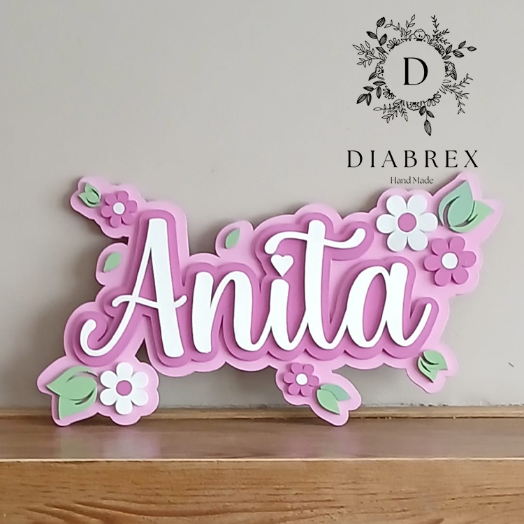 Personalized Decorative Name Hand Painted