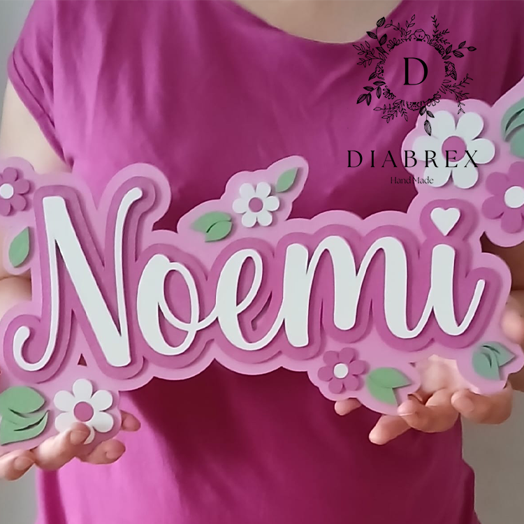 Personalized Decorative Name Hand Painted