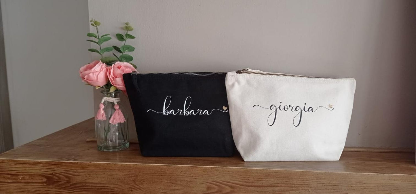 Pochette - Case - Personalized Cotton Canvas Case