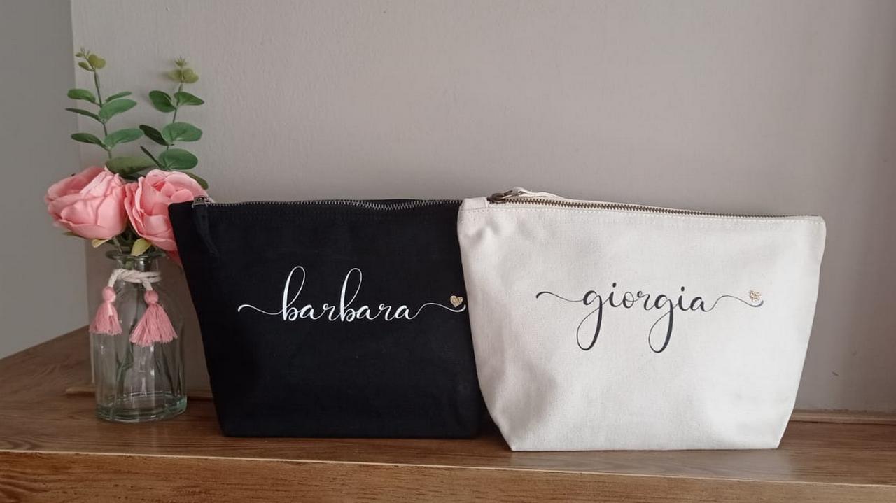 Pochette - Case - Personalized Cotton Canvas Case