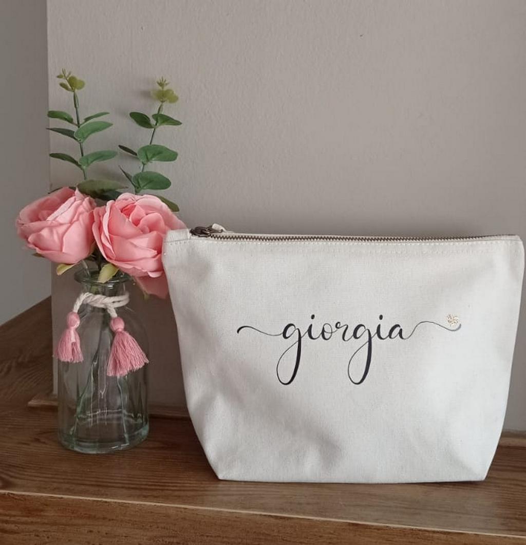 Pochette - Case - Personalized Cotton Canvas Case