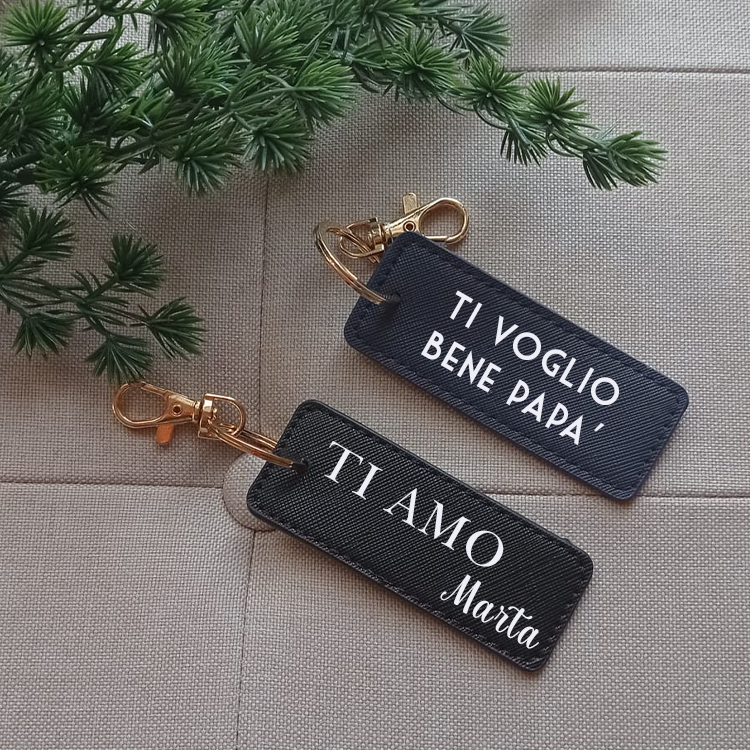 Personalized Rectangular Keychain, Ideal as a Wedding Favor, Place Card, Graduation, Gift for Dad, Man, Boy, Grandpa