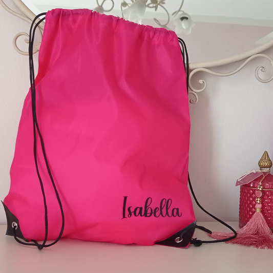 Zaino da Palestra, Sacca da Asilo, Porta Scarpe da Personalizzare con Nome