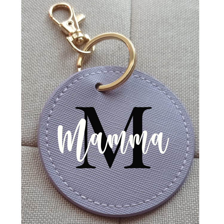 Personalized Round Keyring, Ideal as a Wedding Favor, Place Card, Graduation, Gift for Dad, man, boy, girl, woman