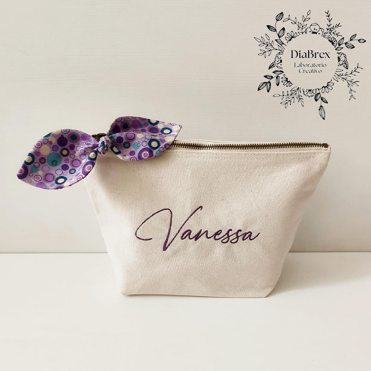 Pochette - Case - Personalized Cotton Canvas Case