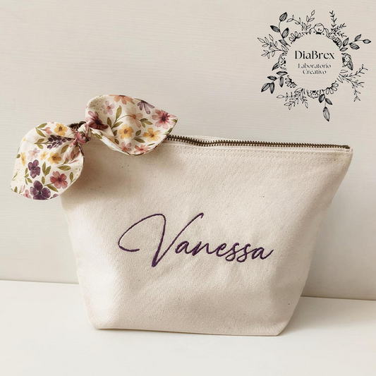 Pochette - Case - Personalized Cotton Canvas Case