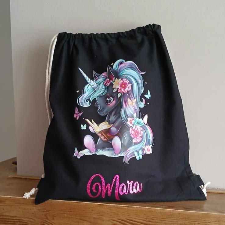 Kindergarten Backpack, Gym Bag to be Personalized with Initial and Name 