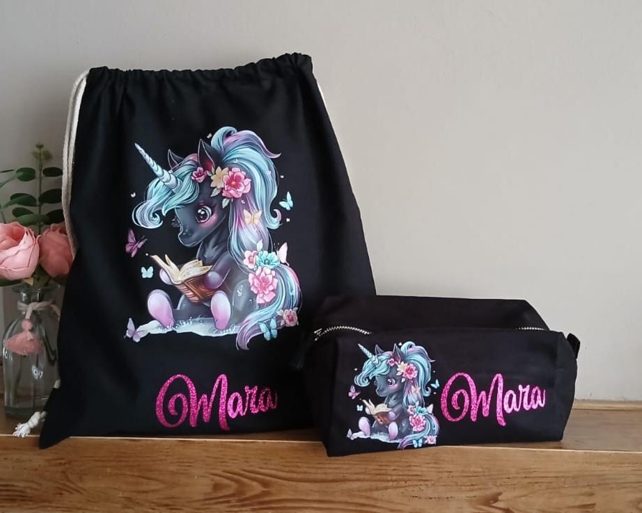 Kindergarten Backpack, Gym Bag to be Personalized with Initial and Name 