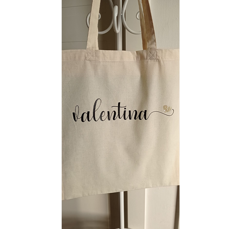 Bag, Shopper, Tote Bag in Cotton with Design and Customizable