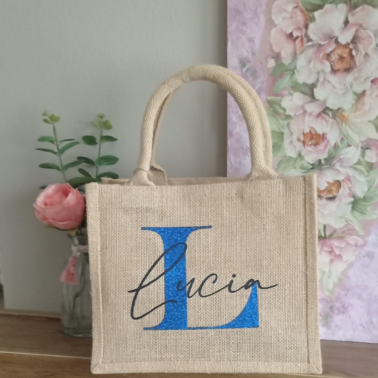 Bag, Shopper, Tote Bag in Cotton with Design and Customizable