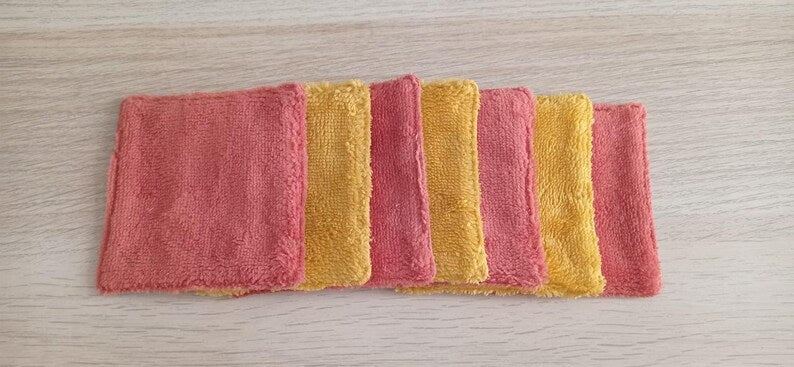 Set di 7 Salviettine per il Viso + Sacchetto Personalizzato