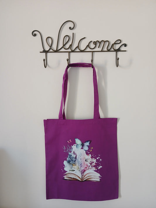 Bag, Shopper, Tote Bag in Cotton with Design and Customizable