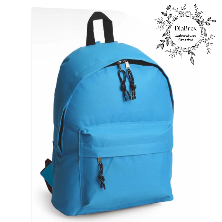 Zaino personalizzato con ricamo a macchina