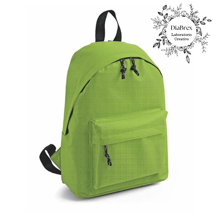 Zaino personalizzato con ricamo a macchina