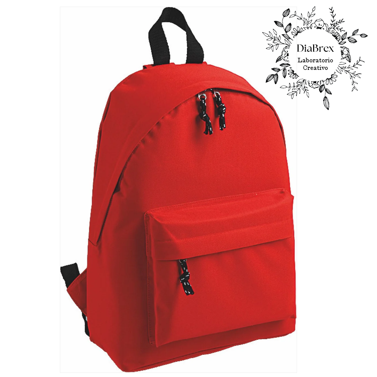 Zaino personalizzato con ricamo a macchina