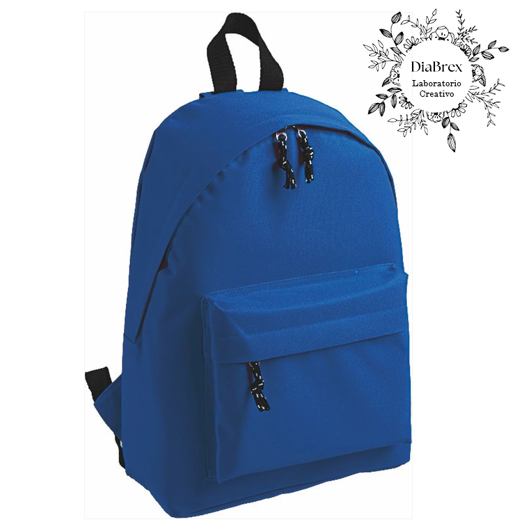 Zaino personalizzato con ricamo a macchina