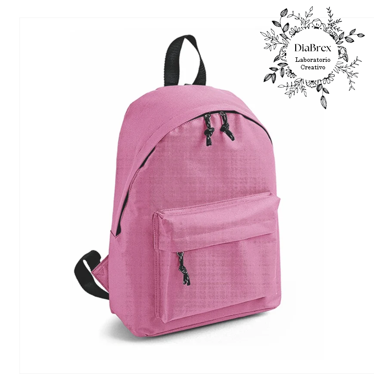 Zaino personalizzato con ricamo a macchina
